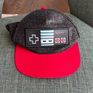 Nintendo Black and Red Controller retro baseball Hat cap NWOT unisex men’s women